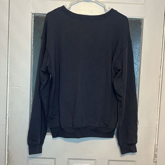 Wound Up Junior’s Dark Gray Pullover Sweatshirt “Speak Only with Love” M  7-9 - Picture 5 of 5